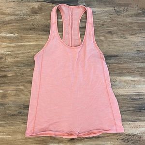 Womens small. Lululemon workout tank. Unlined coral cotton blend.